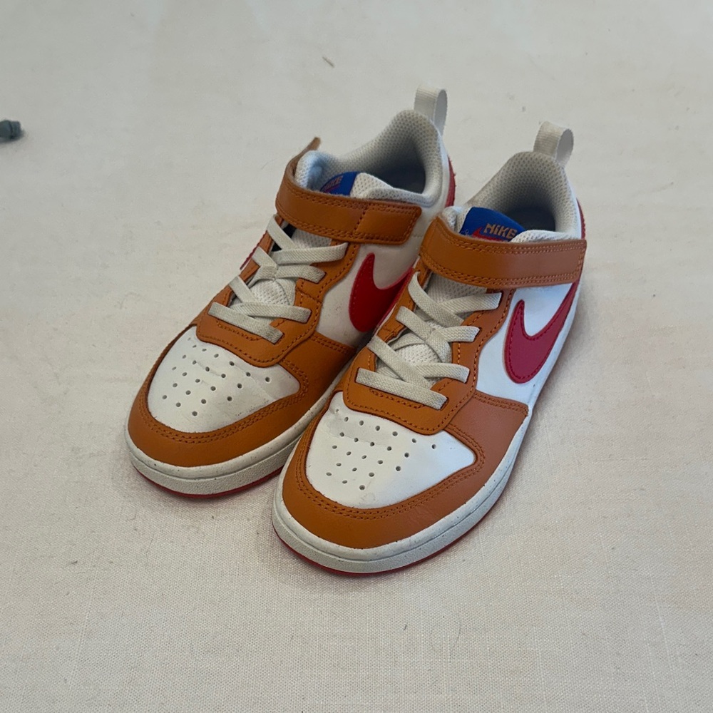 Nike Kids' Sneakers - Orange, Red, and White